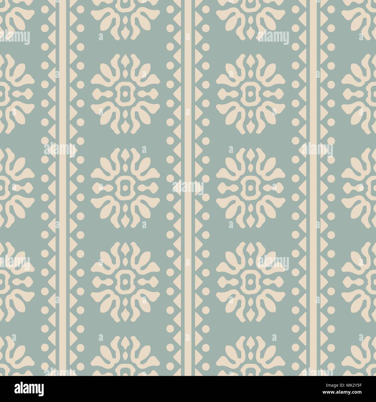 Antique seamless background Curve Cross Round Flower Triangle Dot Line ...