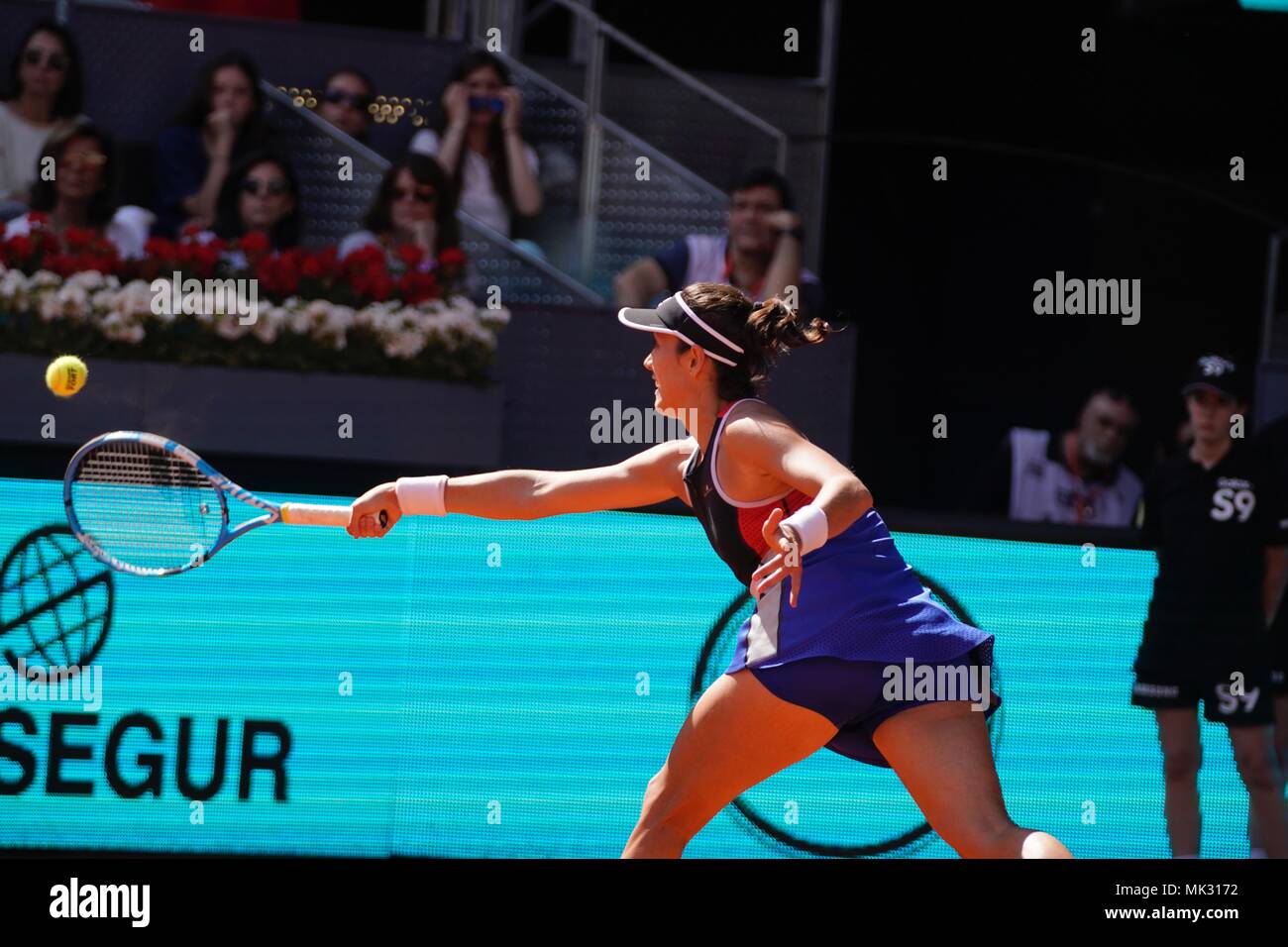 Mutua Madrid Open de Tenis 2018 encuentro entre Garbine Muguruza y Peng  Shuai en la foto: Garbine Muguruza Stock Photo - Alamy