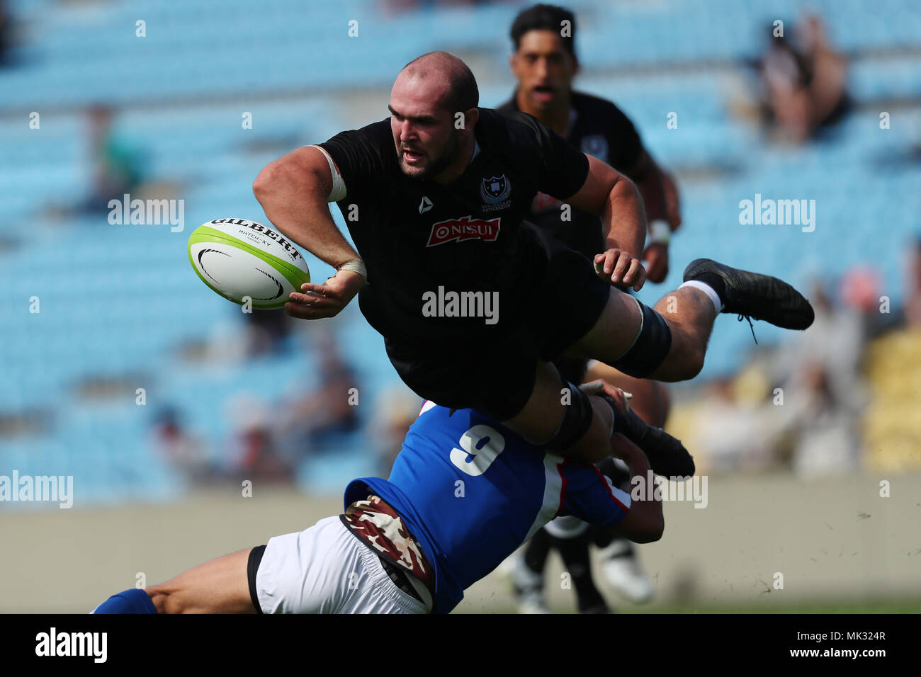 Prince Chichibu Memorial Stadium, Tokyo, Japan. 6th May, 2018. Hamish Dalzell (NZU), MAY 6, 2018 - Rugby : New Zealand University student team visit to Japan match between NZ Universities 34-17 Japan East Universities at Prince Chichibu Memorial Stadium, Tokyo, Japan. Credit: YUTAKA/AFLO SPORT/Alamy Live News Stock Photo