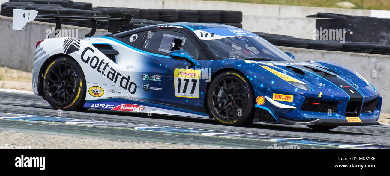 Monterey, CA, USA. 5th May, 2018. A. # 177 Aldo Gottardo coming out of ...