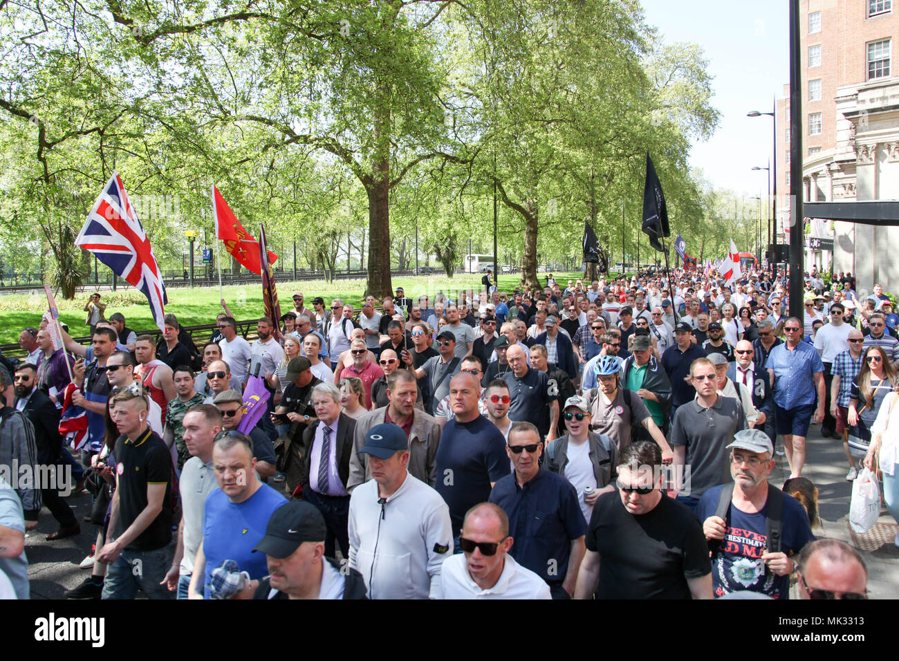London, UK. 6th May 2018. The Day for Freedom Marches through London Credit: Alex Cavendish/Alamy Live News Stock Photo