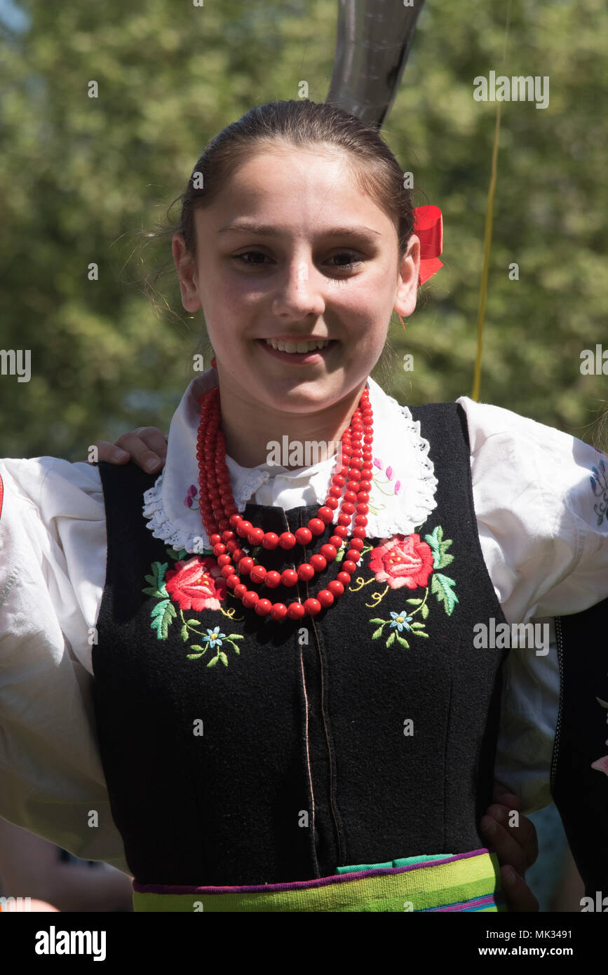 London, UK. 6th May 2018. 'Days Of Poland' - Polish festival mass event Polish culture. The 5th festival at the Thames Rive in London at Potters Fields Park on 6 May 2018, London, UK. Credit: See Li/Alamy Live News Stock Photo