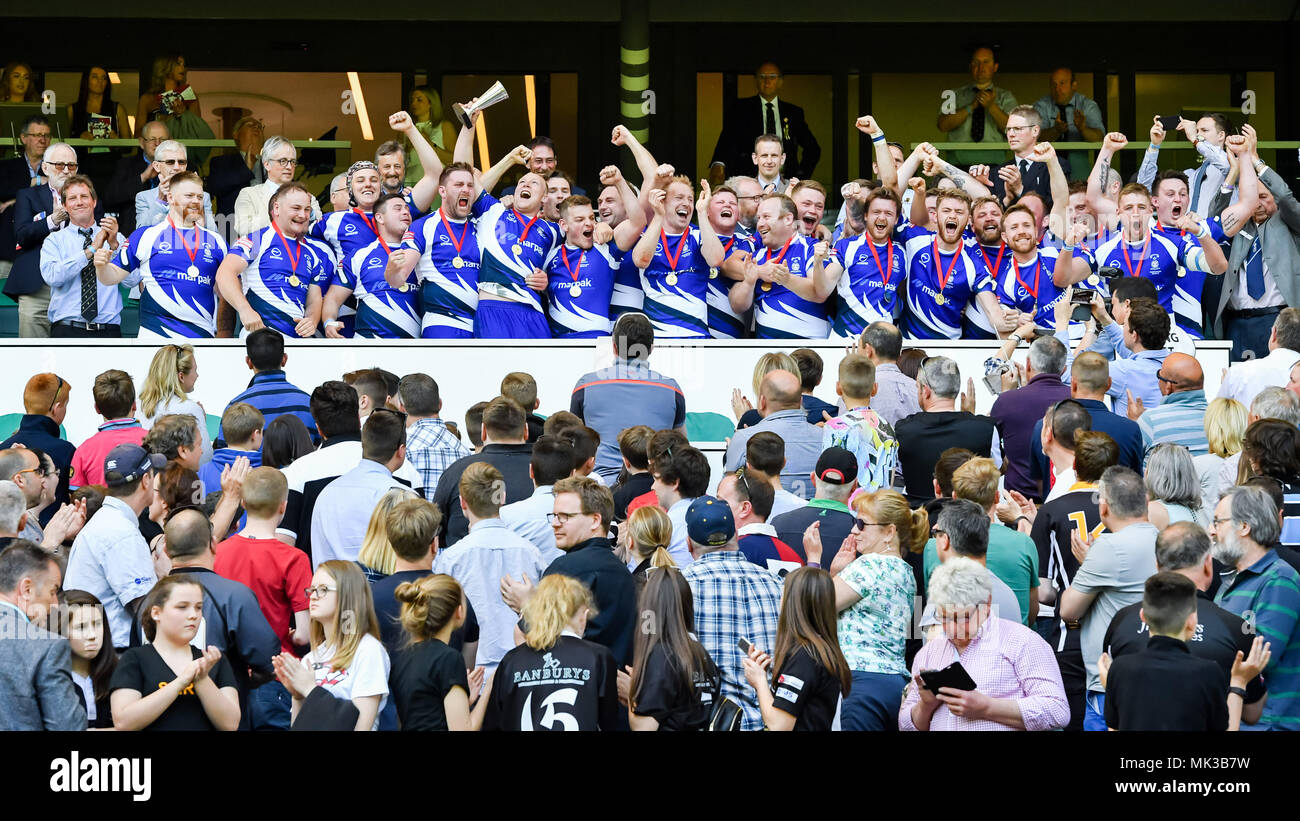 London Uk 6th May 2018 Old Otliensians Rufc Won The Rfu Junior