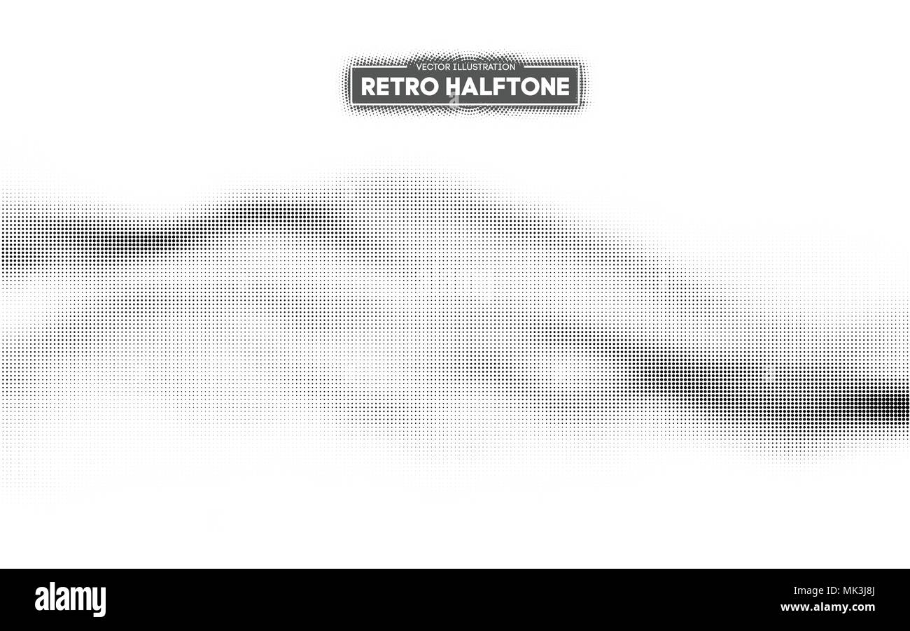 Halftone pattern vector. Gradient dot pattern. Grunge halftone background ,old retro comic book design element. Vector illustration. Stock Vector