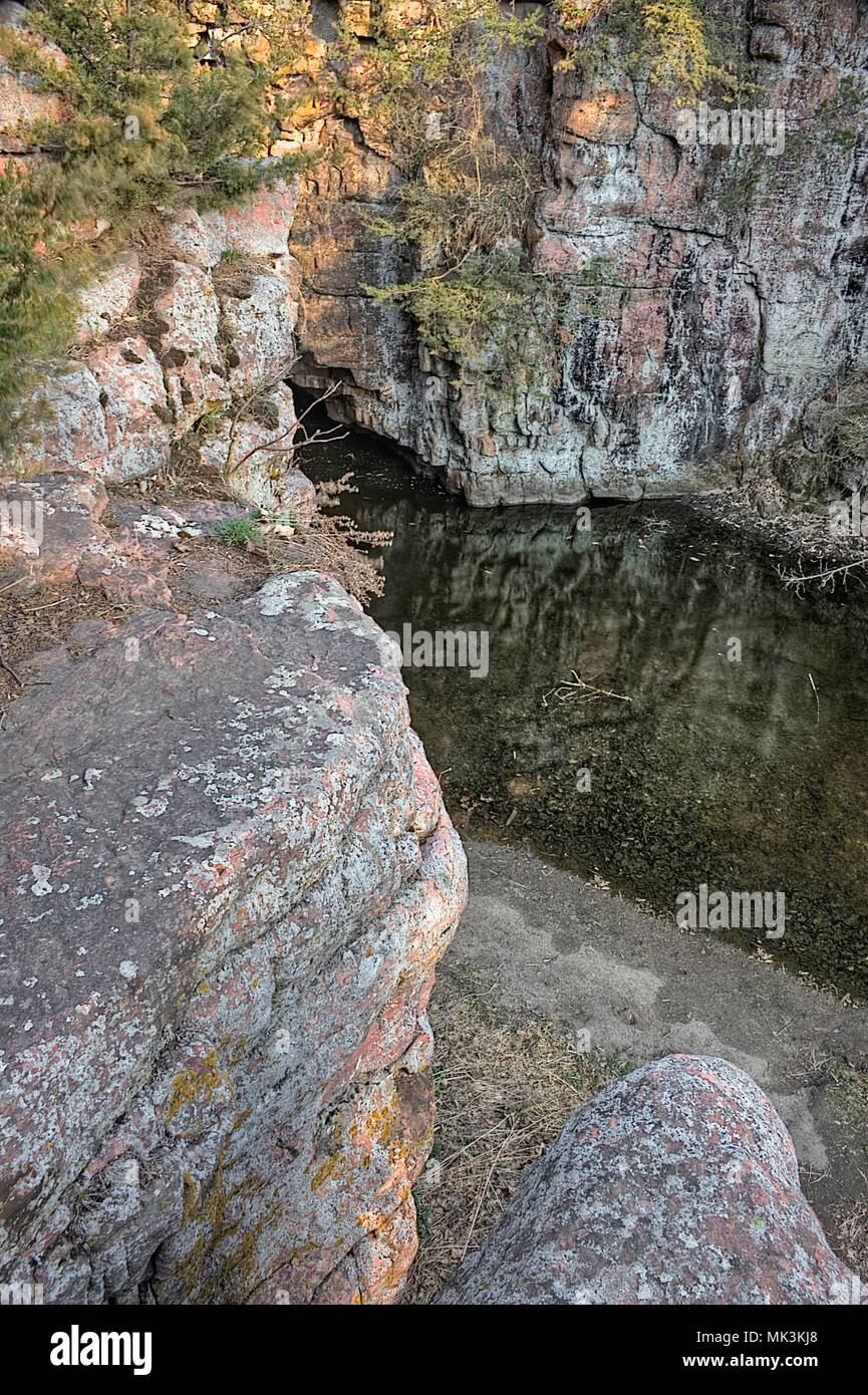 Devil's Gulch is located By Garretson, South Dakota and is where Famous
