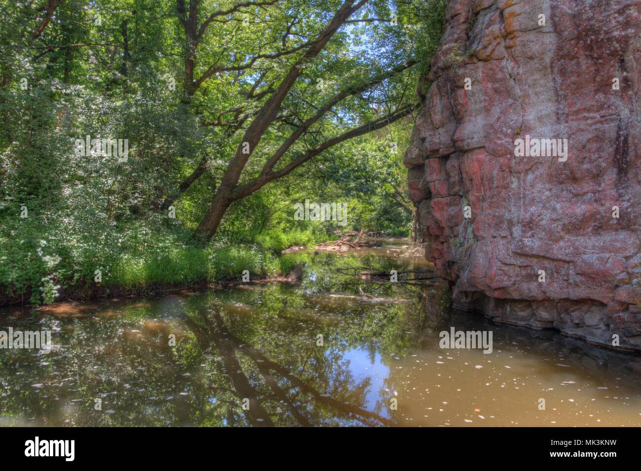 Devil's Gulch is located By Garretson, South Dakota and is where Famous