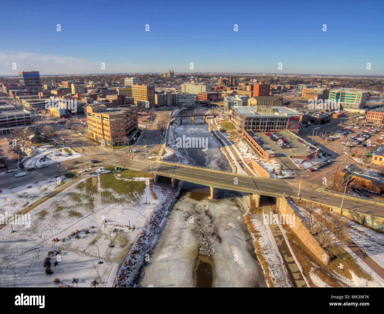 Sioux falls south dakota downtown hires stock photography and images