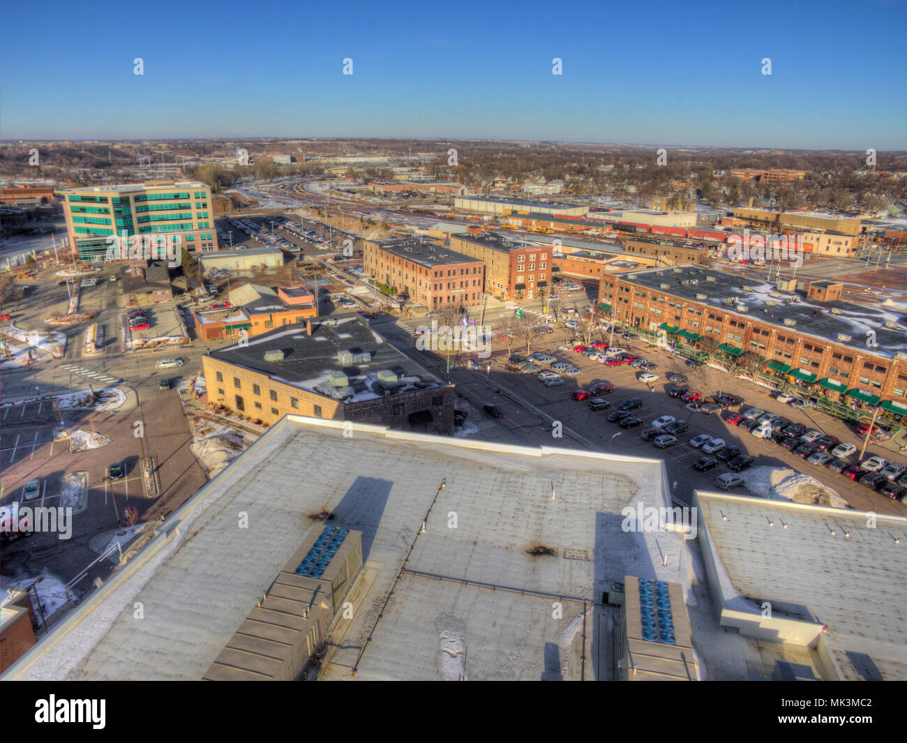 sioux-falls-south-dakota-skyline-hi-res-stock-photography-and-images