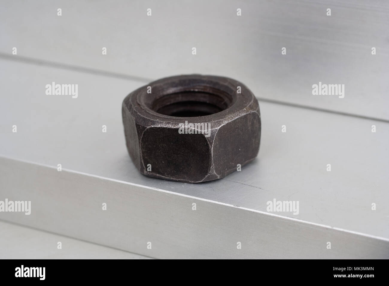 screwdriver, screw, nuts repair of industrial equipment Stock Photo