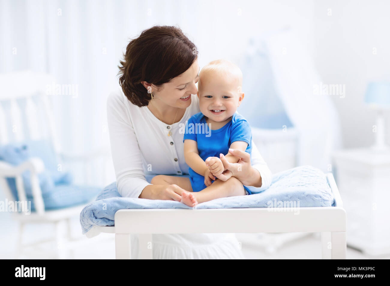 baby boy changing table