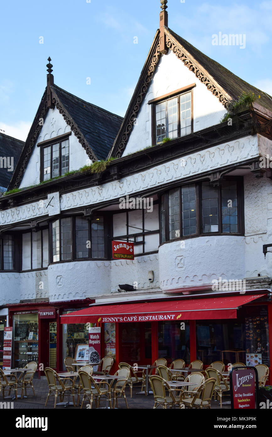 Banbury, England November 29 2017 The front of Jennys Cafe