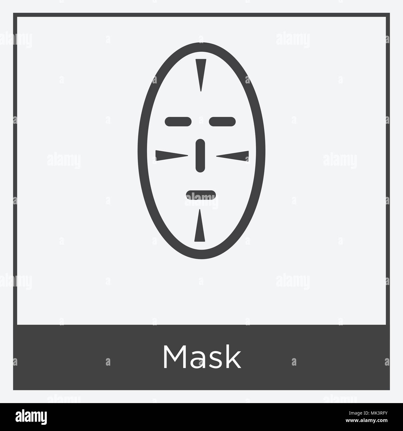 Theater masks linear icon on white background Vector Image