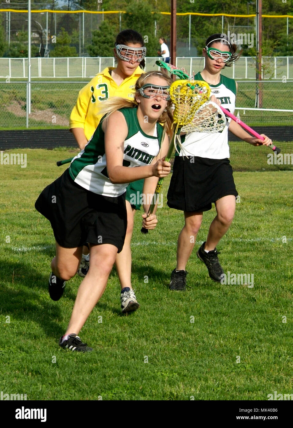 Girls lacrosse game Stock Photo - Alamy