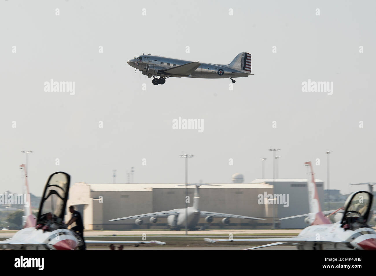 Douglas C-47 Skytrain is a twin-engine military transport aircraft ...