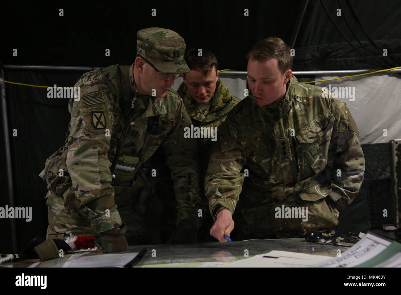 U.S. Army Capt. Joseph Clausing of the Joint Multinational Readiness ...