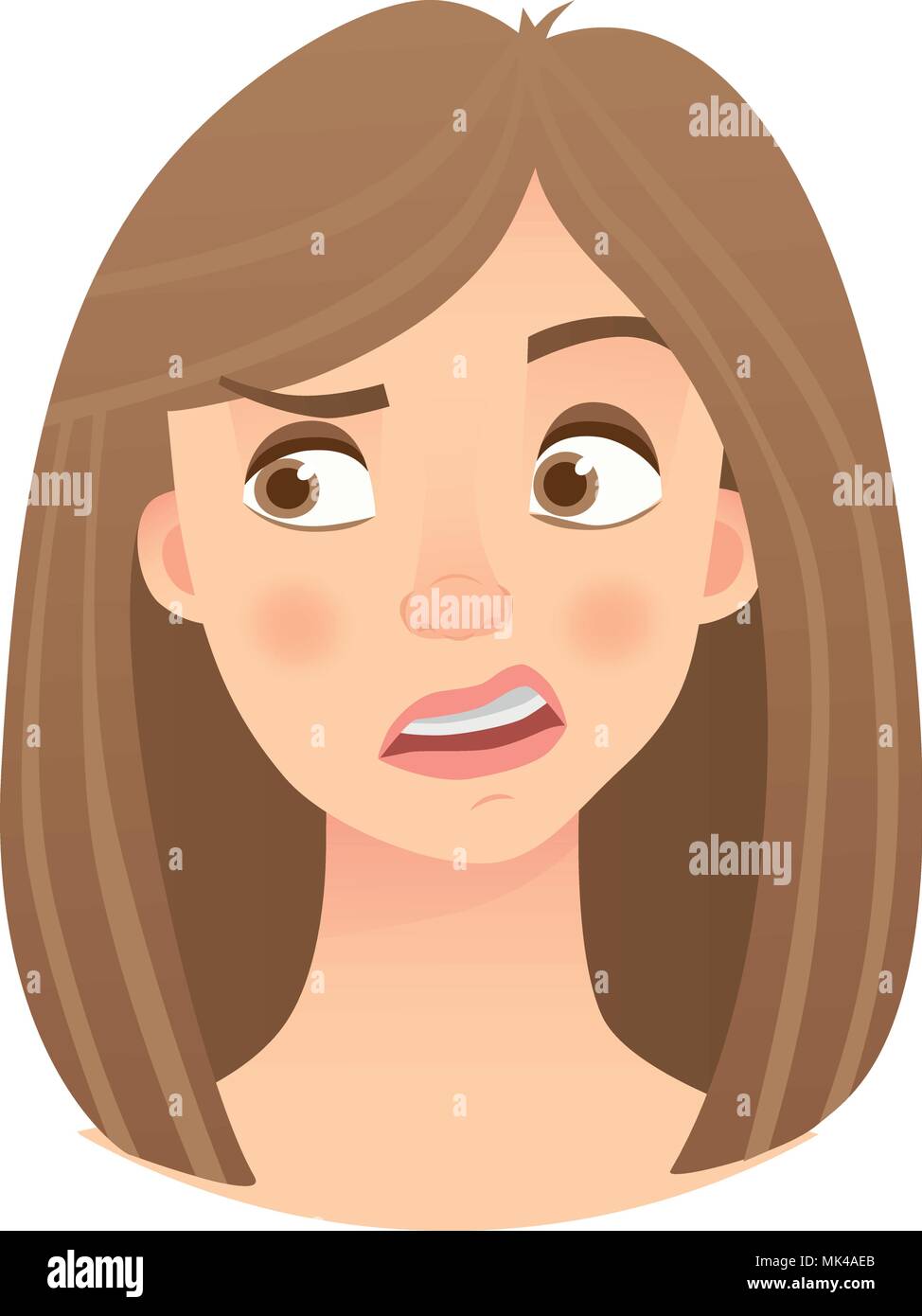 Pained face hi-res stock photography and images - Alamy