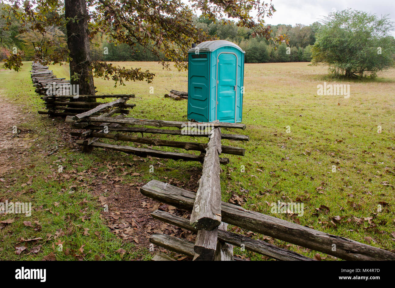 Sani-john or Tardis? Stock Photo