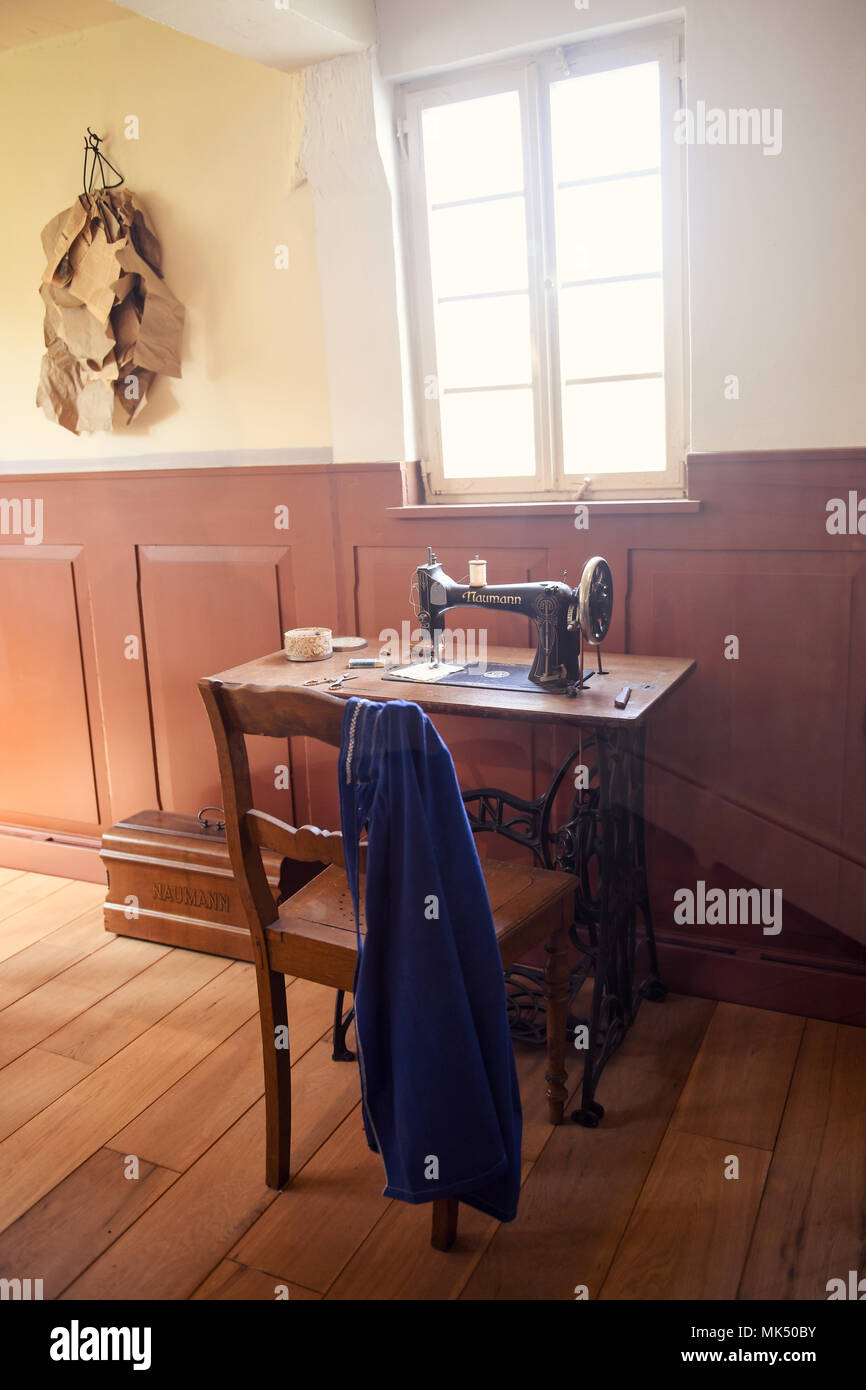 Antique sewing machine,Germany Stock Photo Alamy