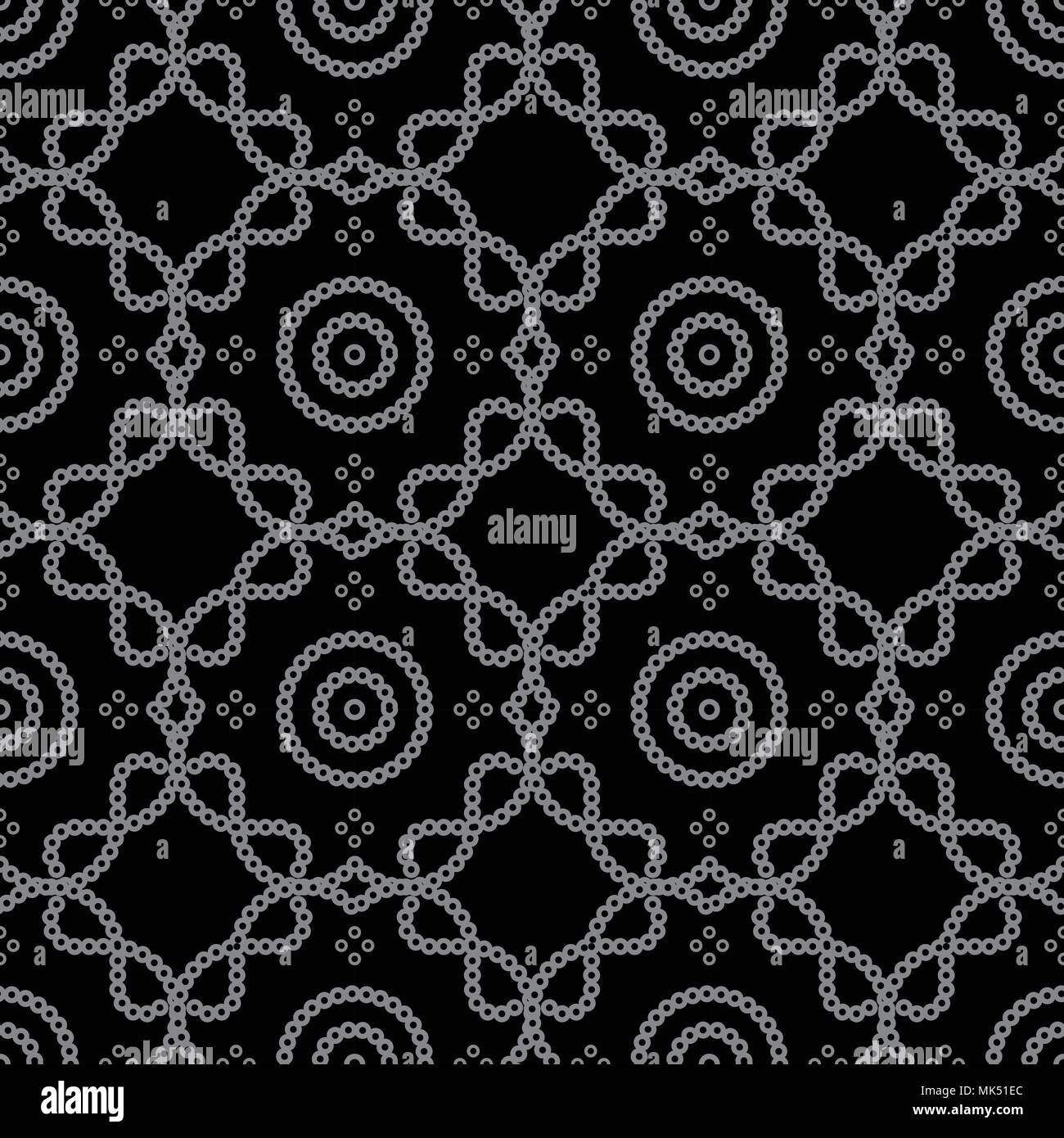 Antique seamless background Round Dot Curve Cross Frame Line, Ideal for ...