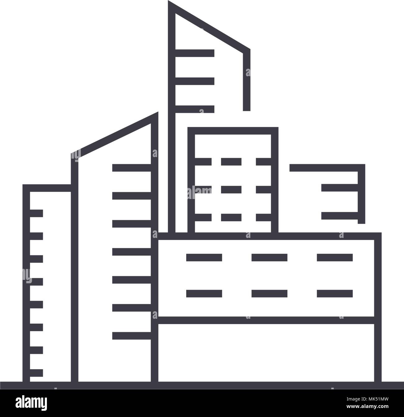 High line new york view Stock Vector Images - Alamy