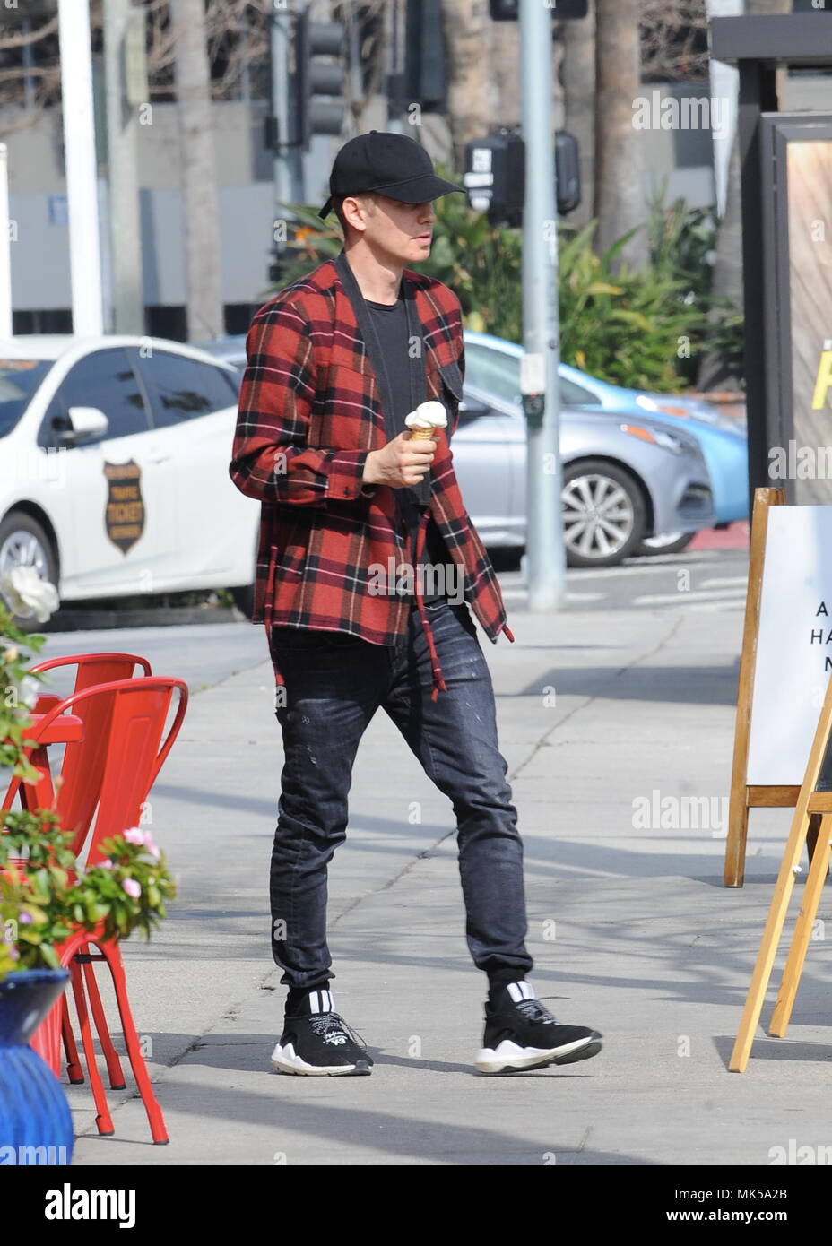 Actor Hayden Christensen makes a quick pit stop at Gelato