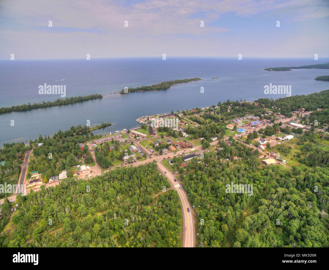Copper Harbor in Northern Michigan's Upper Peninsula during Summer via