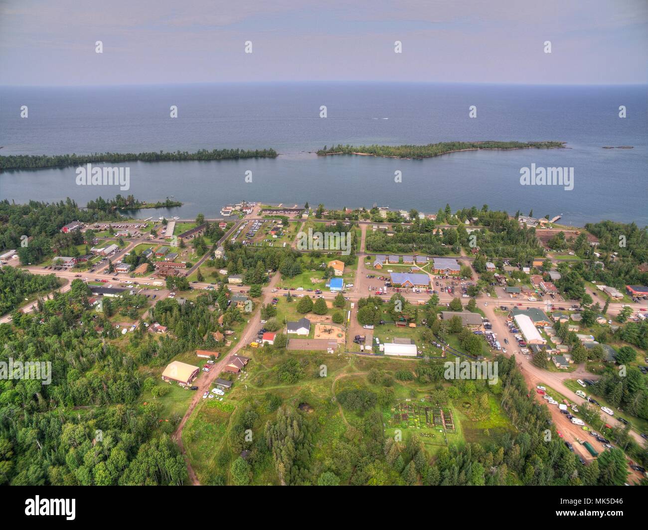 Copper Harbor in Northern Michigan's Upper Peninsula during Summer via