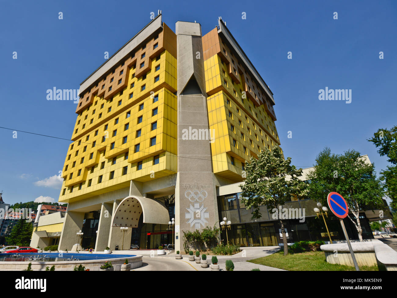 Holiday Inn Hotel, Sarajevo Stock Photo