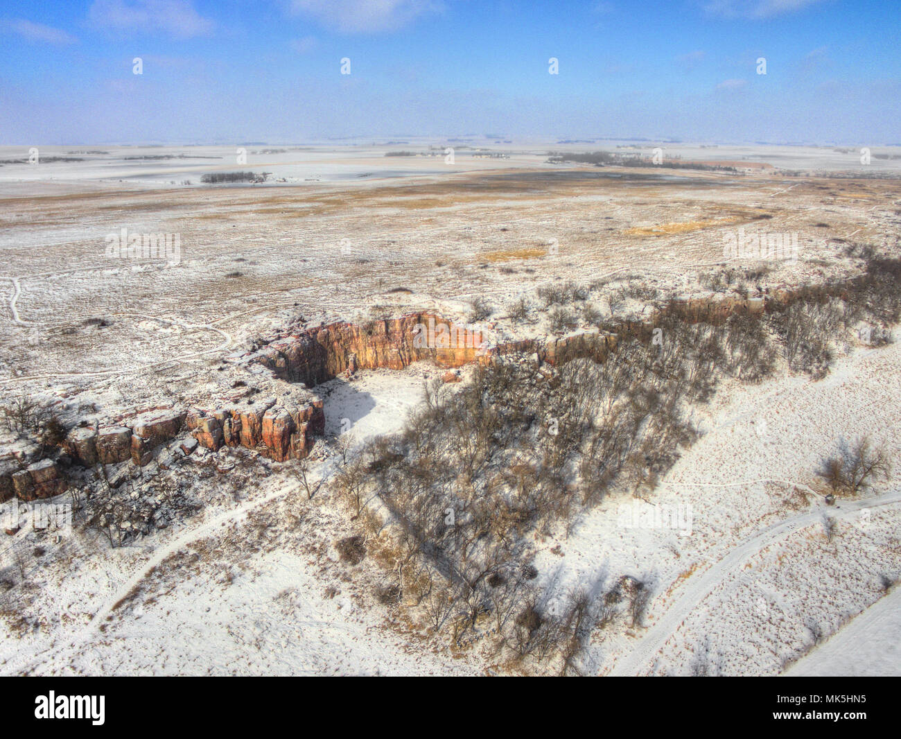 Blue Mounds State Park is a small - Blue Mounds State Park Is A Small State Park In Southwestern Minnesota By The Town Of Luverne MK5HN5 