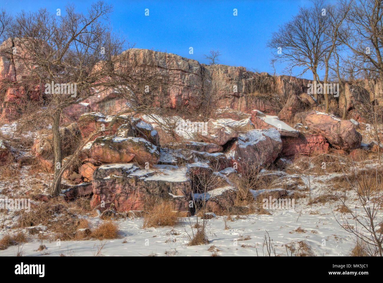 Blue Mounds State Park is a small state park in southwestern Minnesota