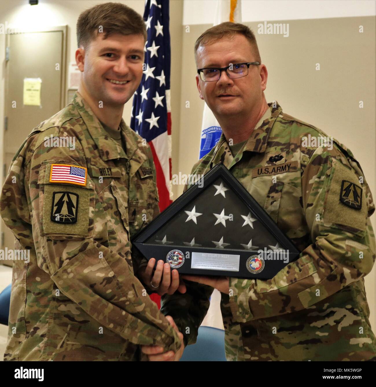U.S. Army Reserve Sgt. Ethan Riley, a network operations analyst, recently  deployed with Detachment 56, part of the North Central Cyber Protection  Center, Army Reserve Cyber Operations Group (ARCOG), 335th Signal Command (