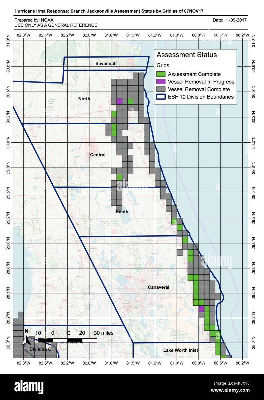 Chart courtesy of the National Oceanic and Atmospheric Administration