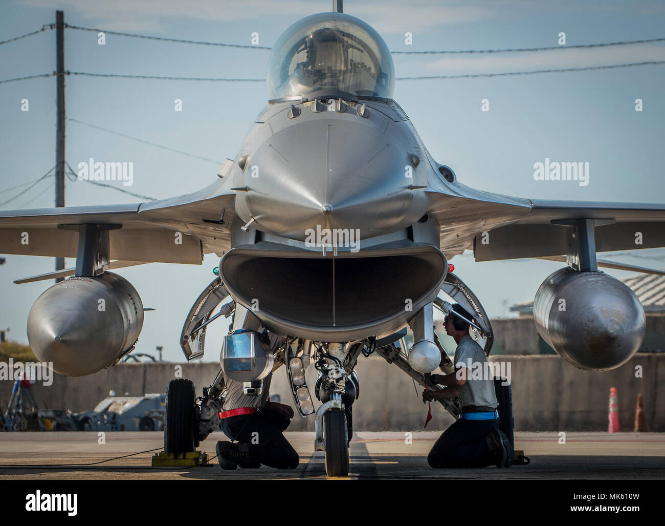 20th Aircraft Maintenance Squadron Airmen from Shaw Air Force Base, S.C ...
