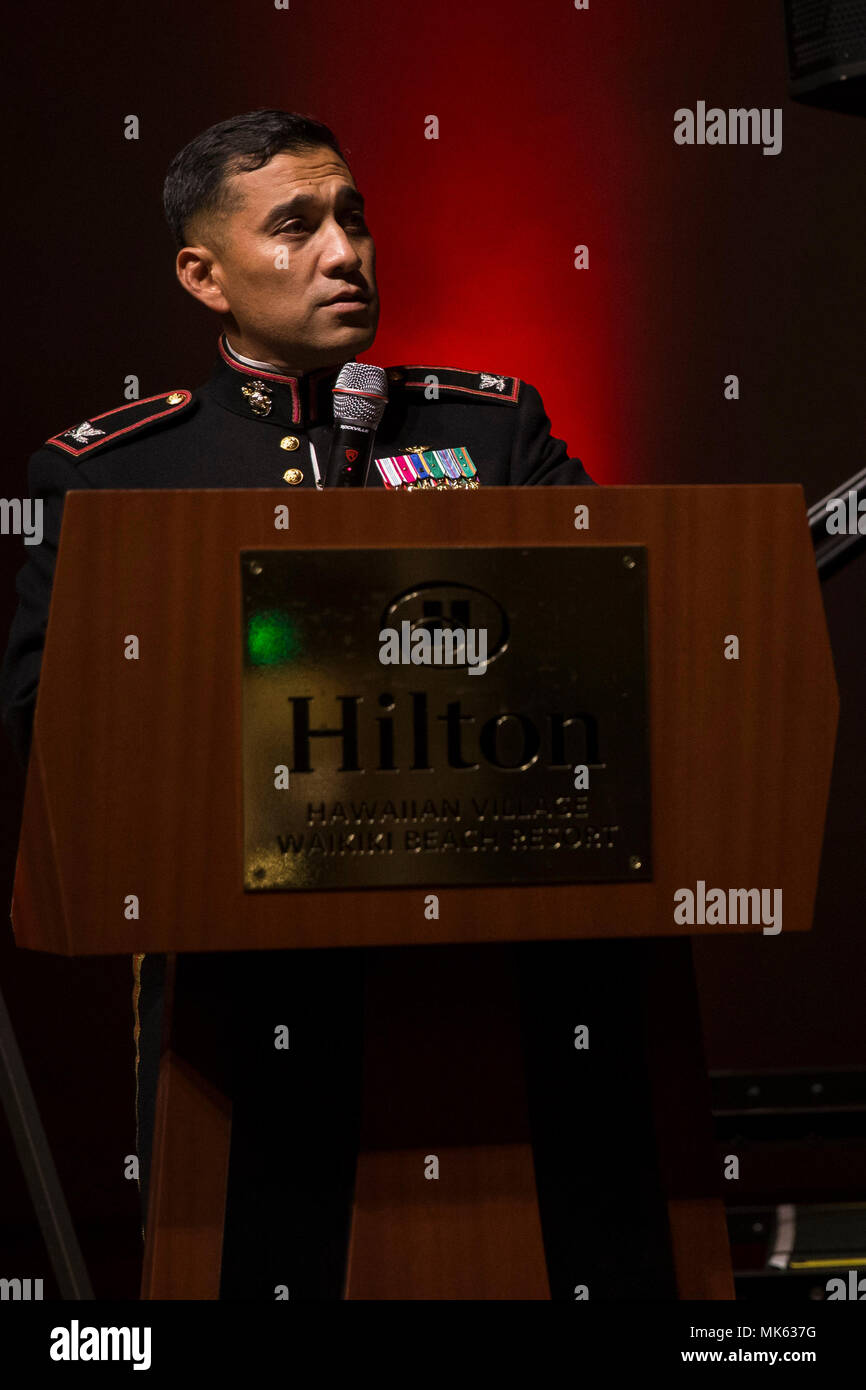 U.S. Marine Corps Col. Raul Lianez, commanding officer, Marine Corps ...