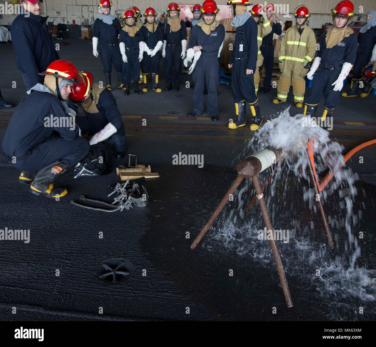 NORFOLK, Va. (Nov. 14, 2017) -- USS Gerald R. Ford (CVN 78) engineering ...