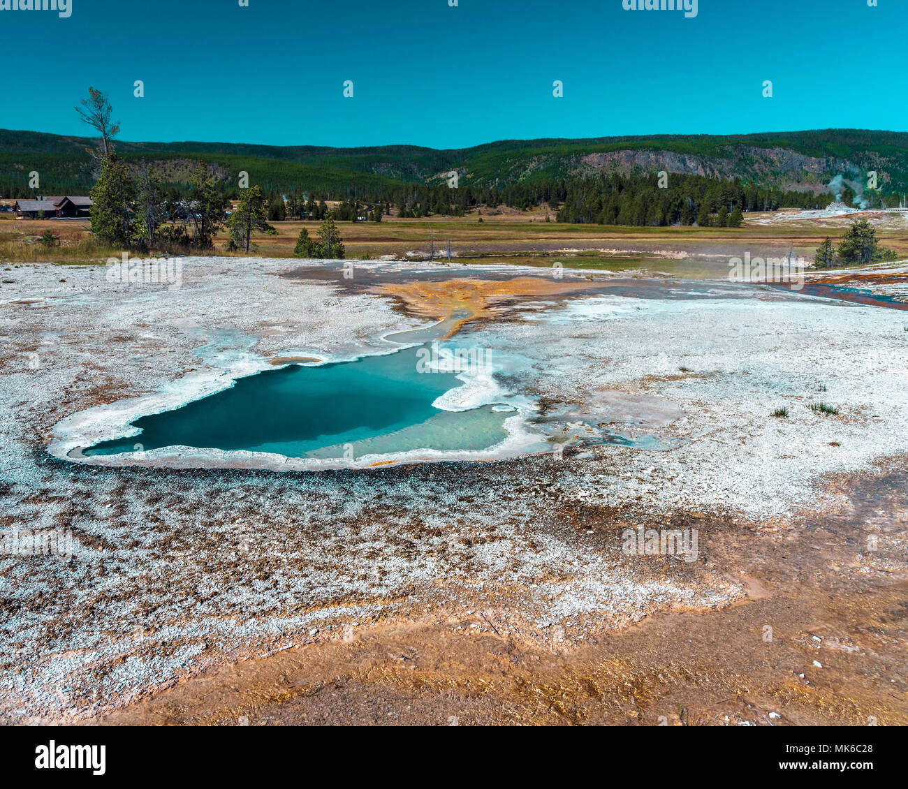 Mineral spring blue sky hi-res stock photography and images - Alamy