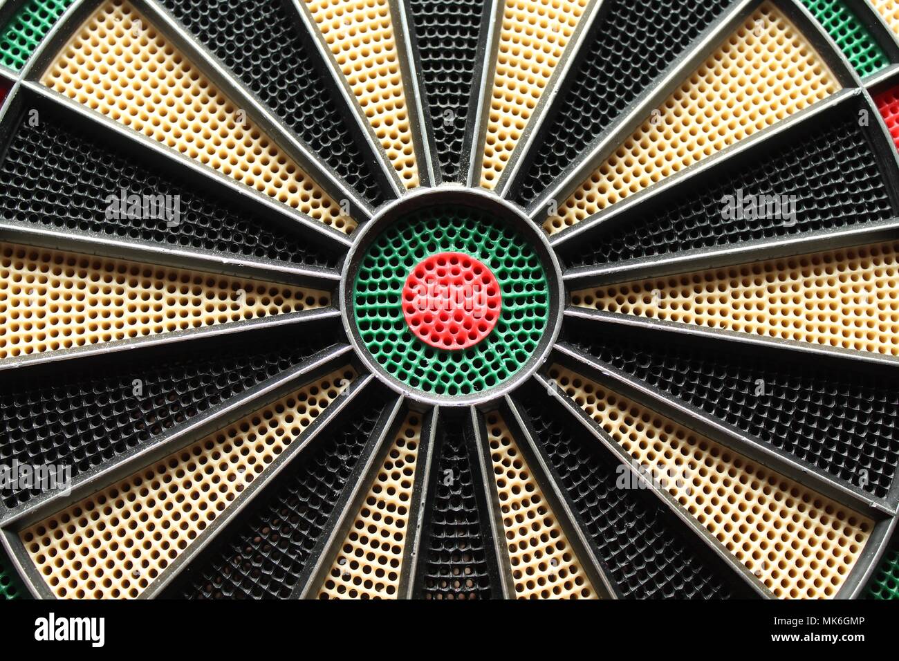 bullseye and double ring of an electronic dart board Stock Photo Alamy