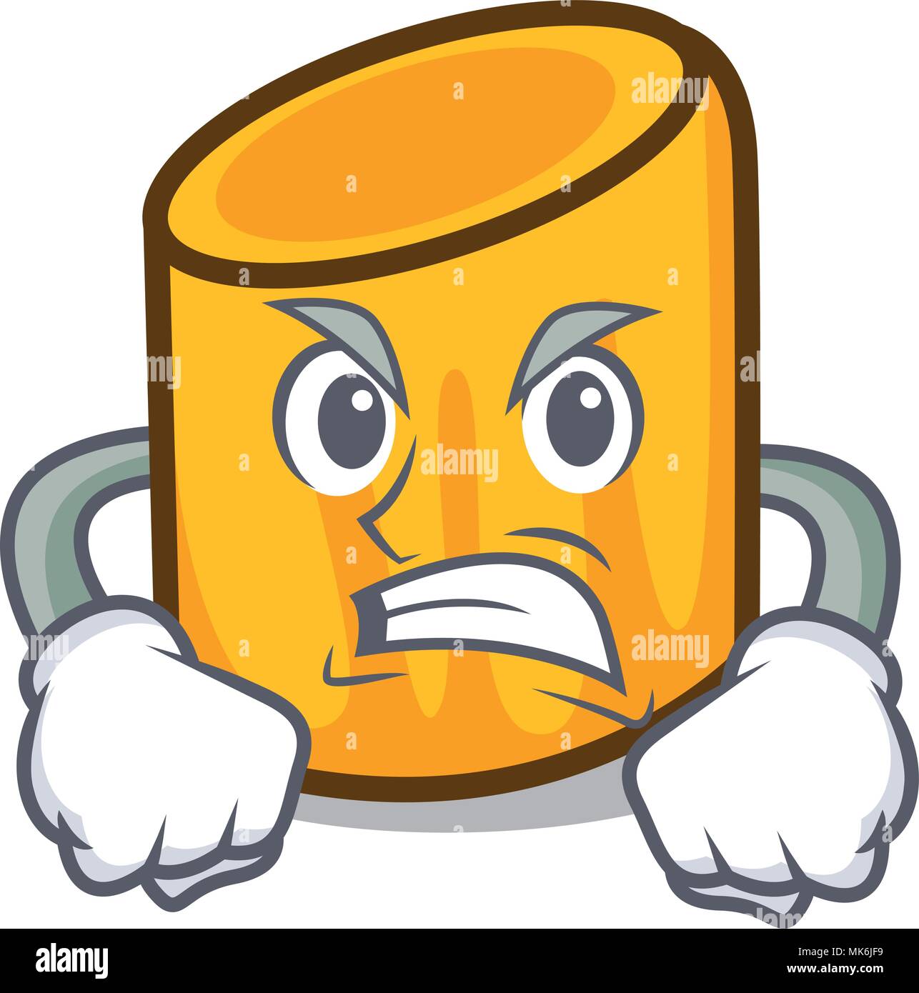 Angry rigatoni mascot cartoon style Stock Vector Image & Art Alamy