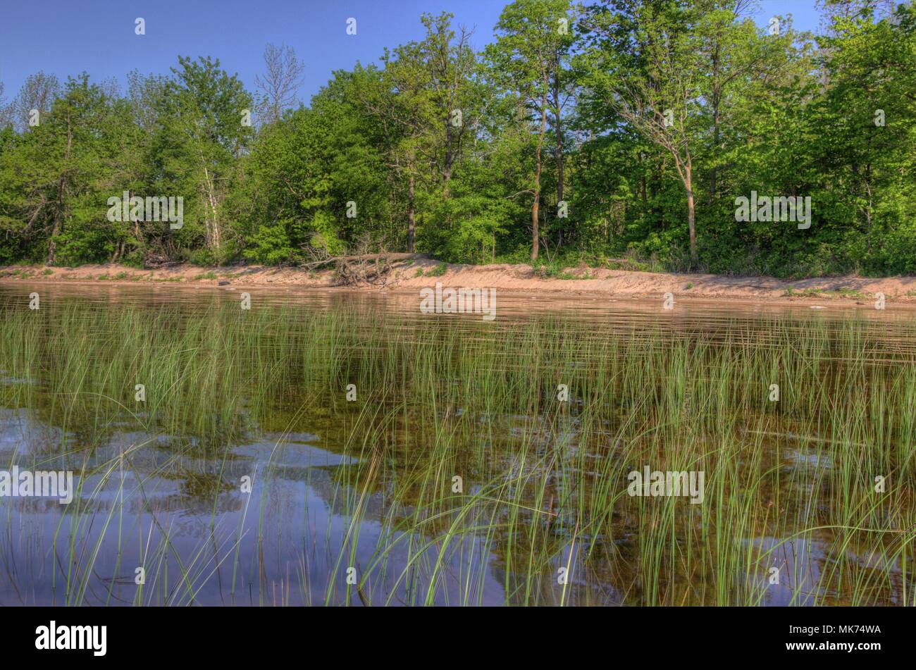 Bowstring Lake is Part of the Leech Lake Native American Reservation in