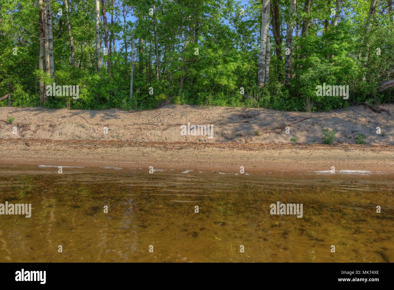 Bowstring Lake is Part of the Leech Lake Native American Reservation in