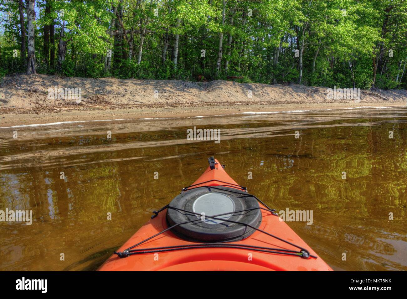 Bowstring Lake is Part of the Leech Lake Native American Reservation in