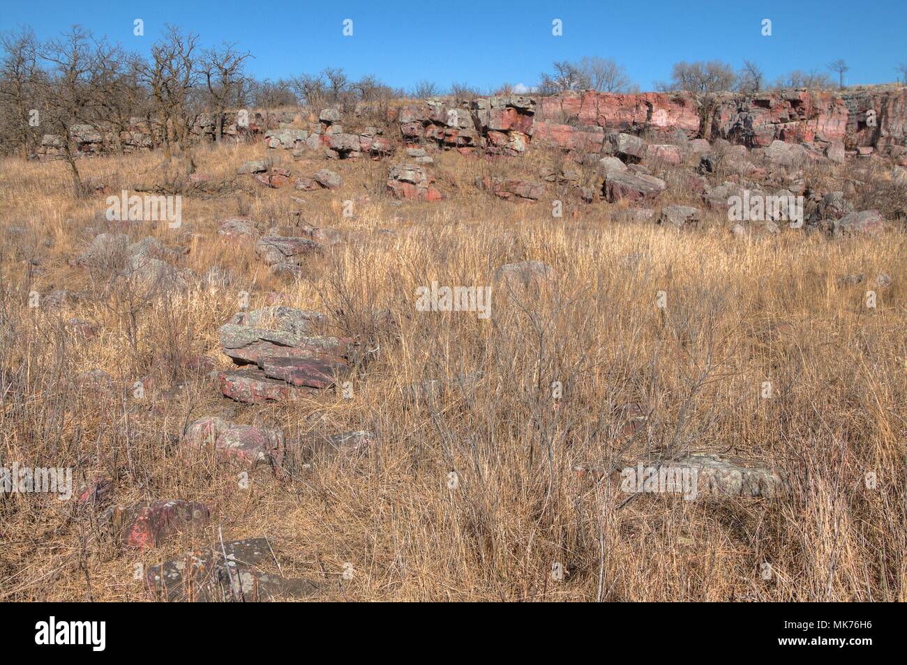 Pipestone National Monument is part of the National Park System. It is