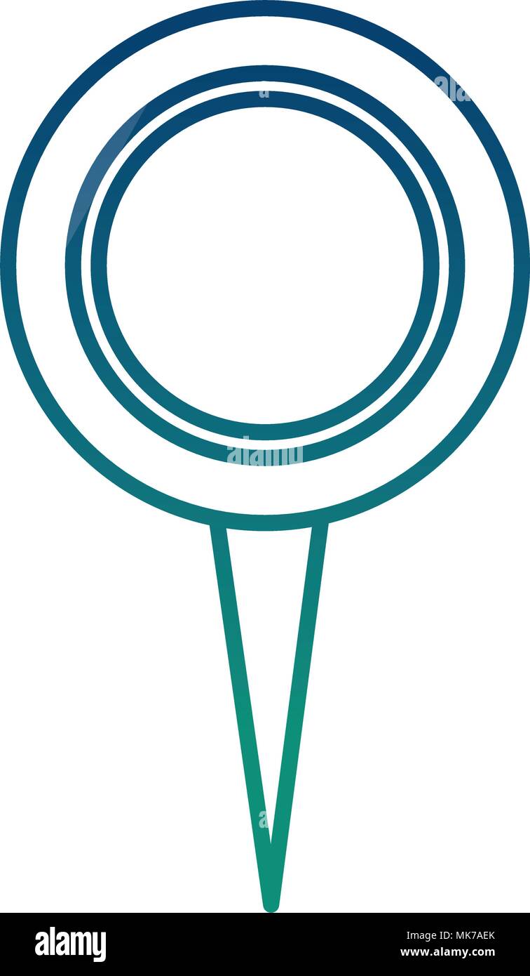 pin pointer location isolated icon vector illustration design Stock ...