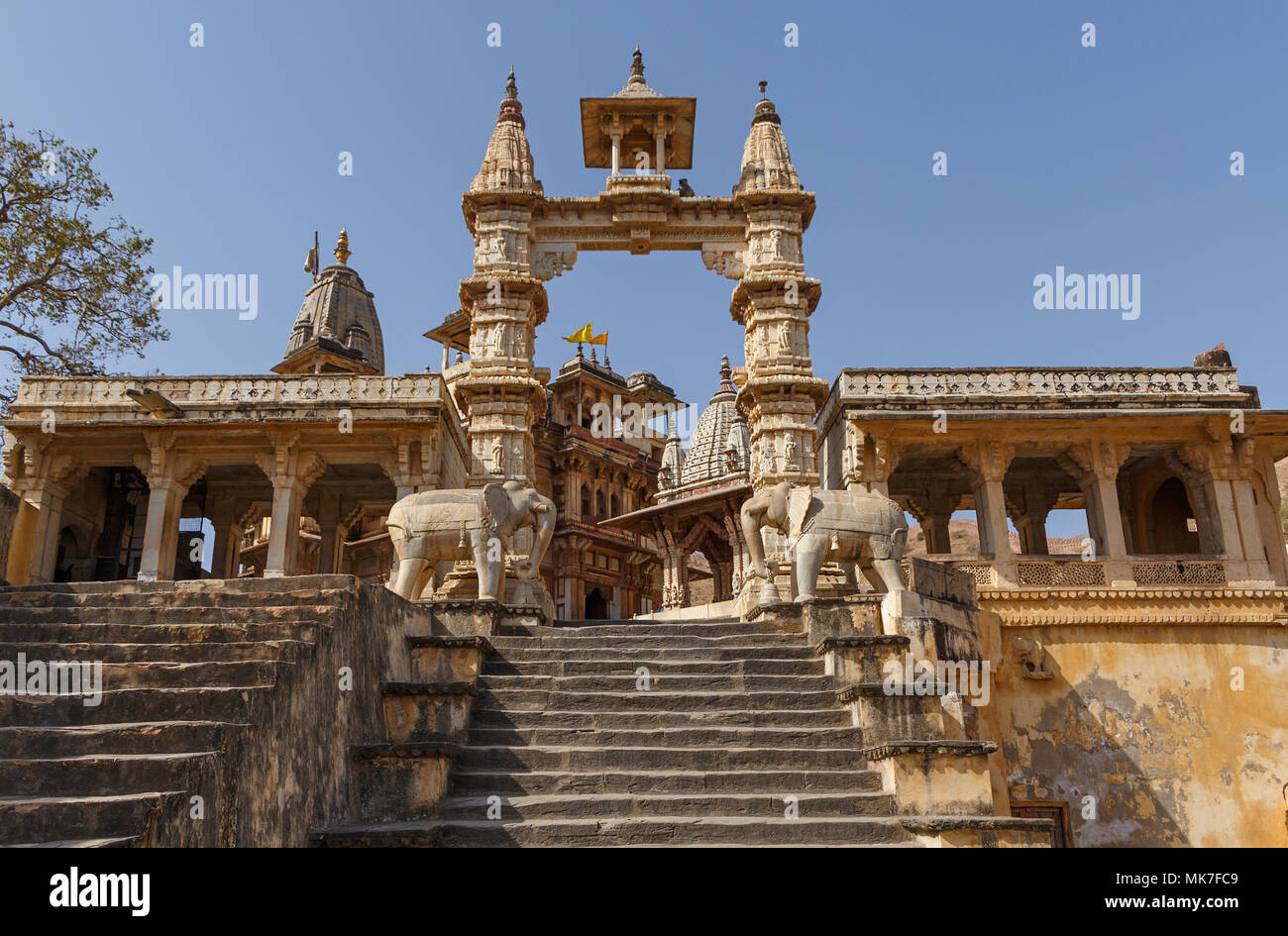 entrance of Meera Krishna Temple in Jaipur, India Stock Photo - Alamy