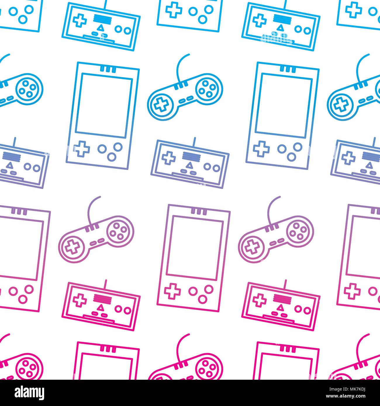 degraded line electronic gamepad and controllers technology background ...