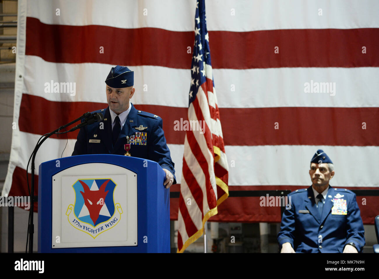 1st Air Force Command Chief Master Sgt. Richard King Visits 177th Fighter  Wing > 177th Fighter Wing