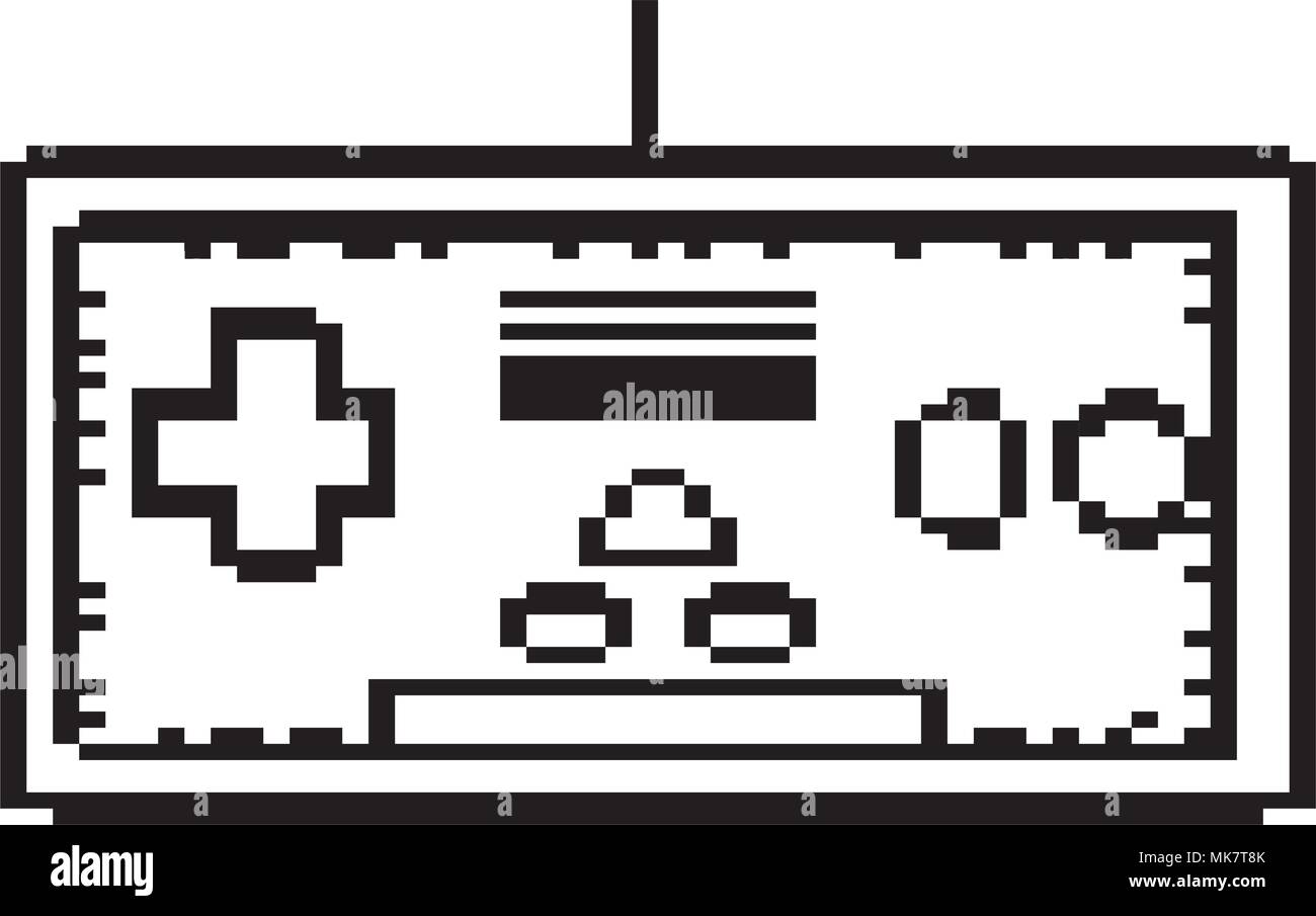 grunge videogame simulator controller digital techology Stock Vector ...