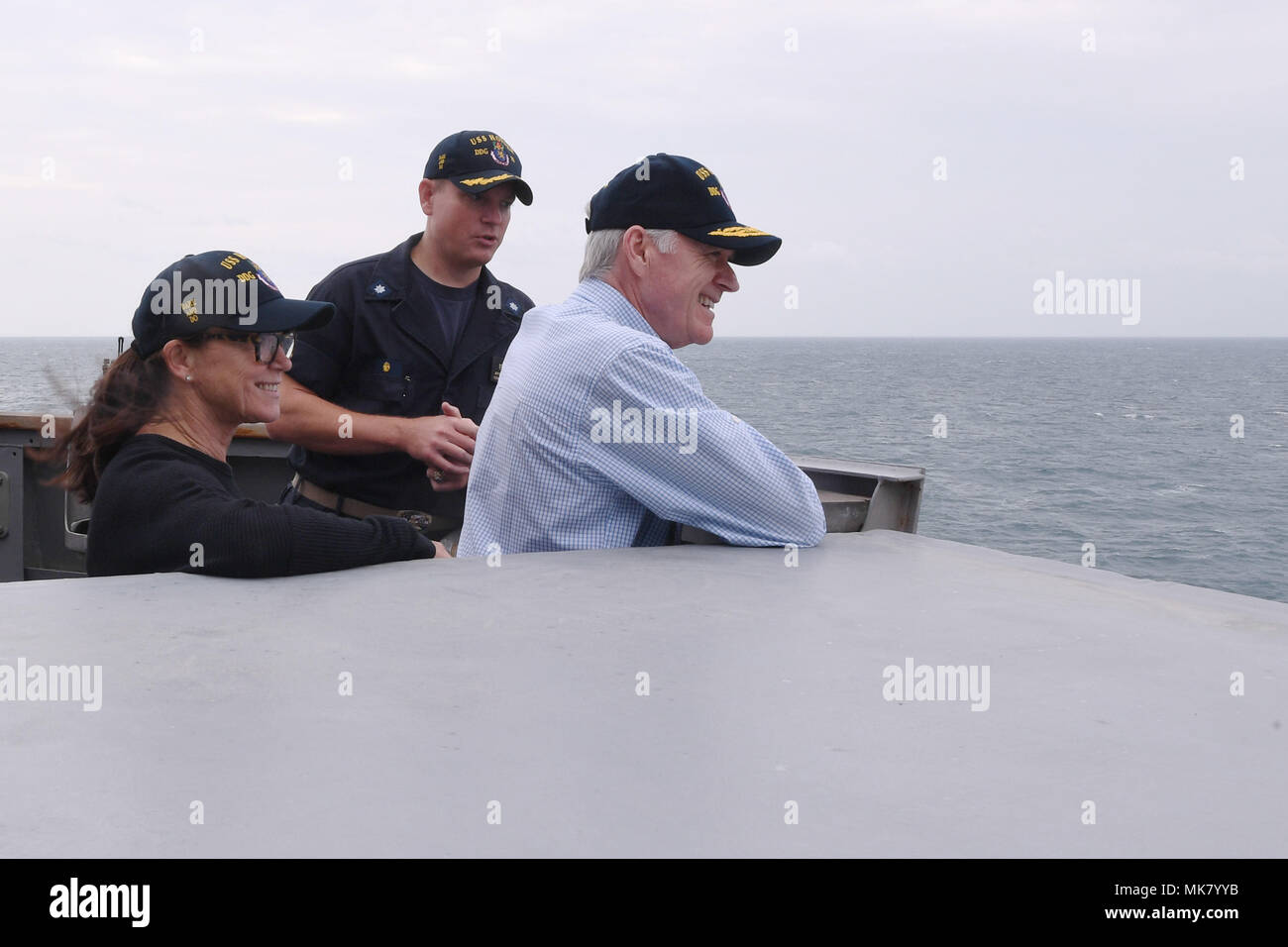 ARABIAN GULF (Nov. 23, 2017) Secretary of the Navy Richard V. Spencer