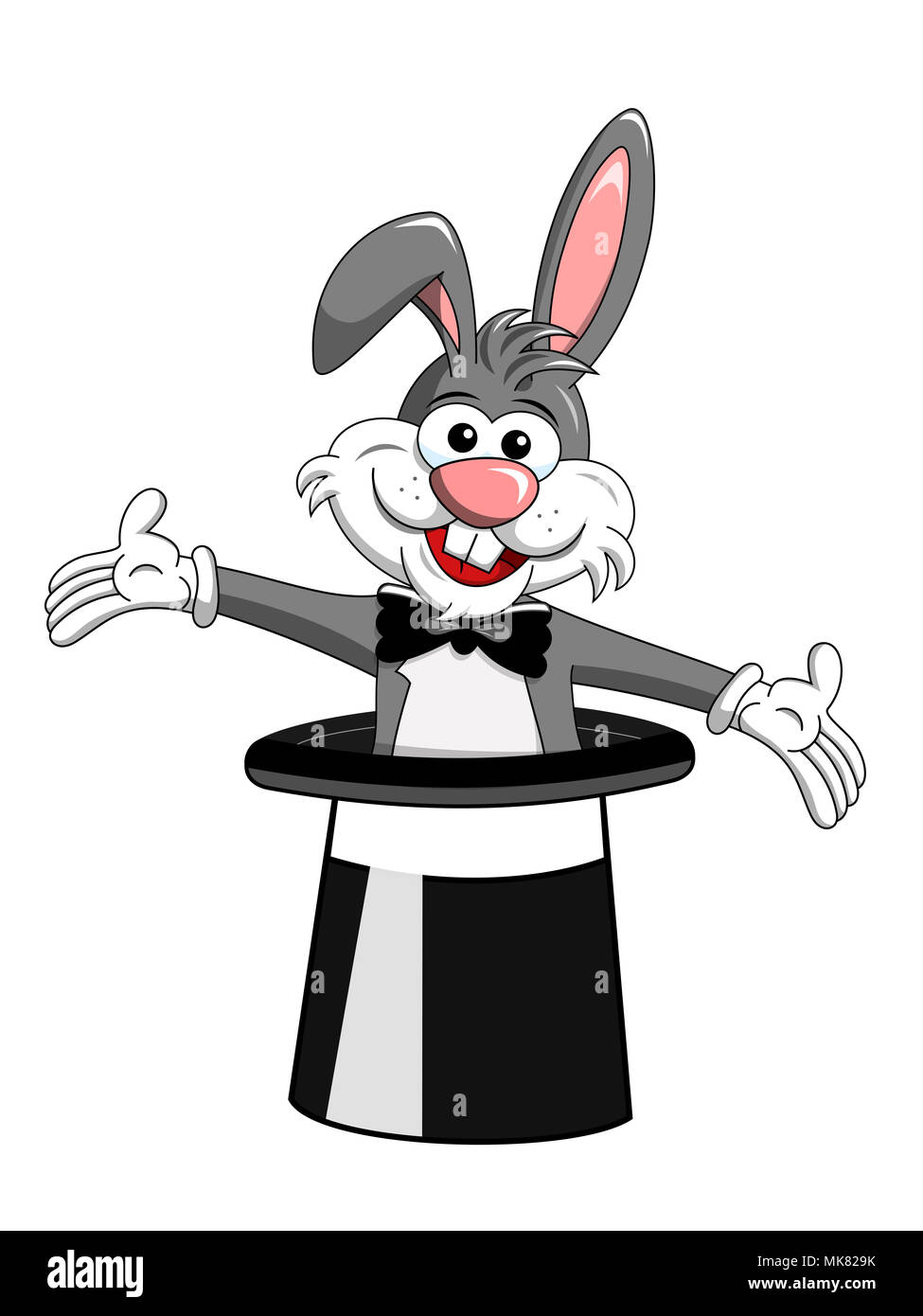 White young rabbit on top hi-res stock photography and images - Alamy