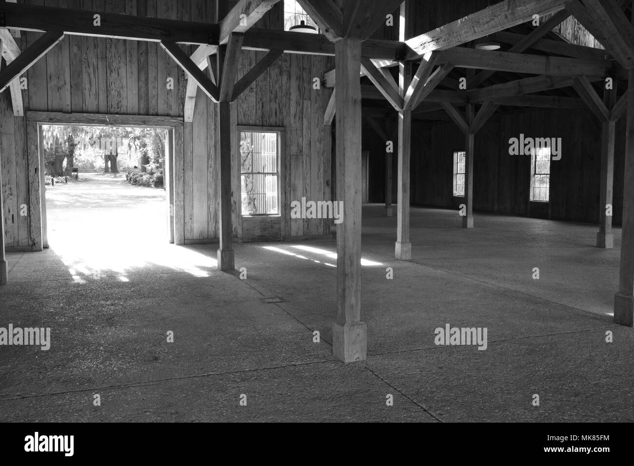 An abandoned cotton warehouse in South Carolina Stock Photo Alamy
